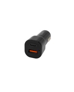 S BOX Auto punjačUSB-C CC 038, crna - 242850