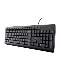 TRUST Žična tastatura Basic US, crna - 24639-1-1-1