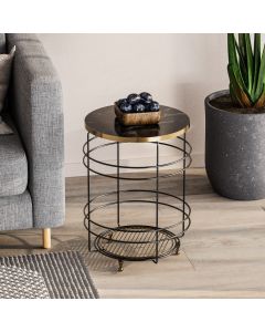 HANAH HOME Klub sto Shb-006, crna - 247HFM1148
