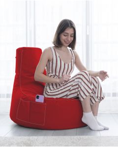 ATELIER DEL SOFA Baštenski lazy bag Eva sport, crvena - 248FRN1114