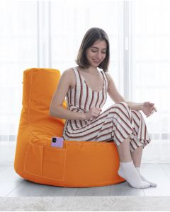 ATELIER DEL SOFA Baštenski lazy bag Eva sport, narandžasta - 248FRN1116