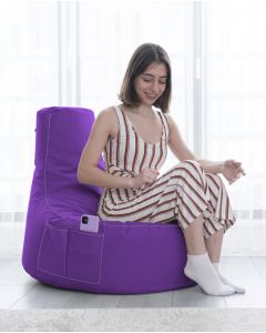 ATELIER DEL SOFA Baštenski lazy bag Eva sport, ljubičasta - 248FRN1119