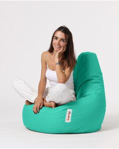 ATELIER DEL SOFA Baštenski lazy bag  Drop L, tirkizna