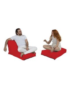 ATELIER DEL SOFA Baštenski odvojivi lazy bag Siesta, crvena