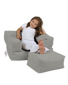 ATELIER DEL SOFA Baštenski lazy bag za decu 2u1 Kids single seat, siva - 248FRN1222