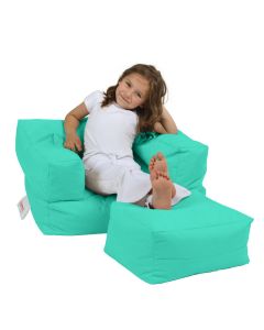 ATELIER DEL SOFA Baštenski lazy bag za decu 3u1 Kids, tirkizna