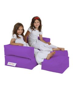 ATELIER DEL SOFA Baštenski lazy bag za decu 3u1 Kids double seat, ljubičasta - 248FRN1227