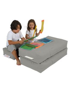 ATELIER DEL SOFA Baštenski lazy bag za decu 3u1 Kids double seat, siva - 248FRN1228