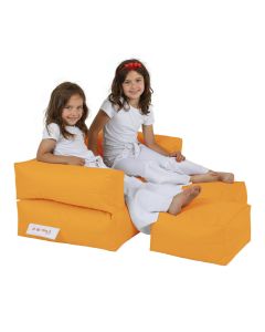 ATELIER DEL SOFA Baštenski lazy bag za decu 3u1 Kids double seat, narandžasta - 248FRN1229