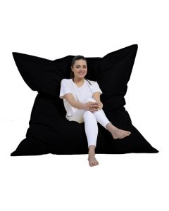 ATELIER DEL SOFA Baštenski lazy bag - jastuk Giant cushion 140x180cm, crna - 248FRN1238