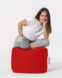 ATELIER DEL SOFA Baštenski lazy bag - tabure Square, crvena