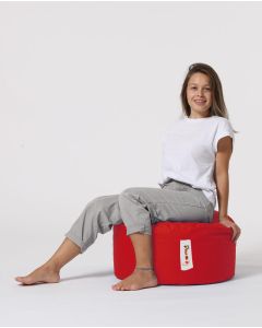 ATELIER DEL SOFA Baštenski lazy bag - tabure Round, crvena