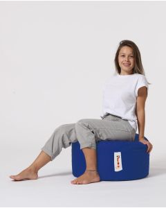 ATELIER DEL SOFA Baštenski lazy bag - tabure Round, plava - 248FRN1314
