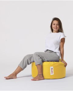 ATELIER DEL SOFA Baštenski lazy bag - tabure Round, žuta - 248FRN1317