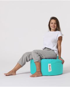 ATELIER DEL SOFA Baštenski lazy bag - tabure Round, tirkizna - 248FRN1319