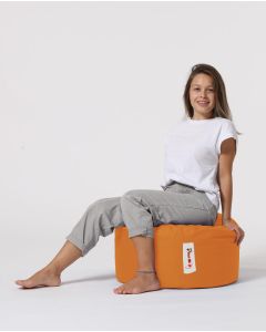 ATELIER DEL SOFA Baštenski lazy bag - tabure Round, narandžasta - 248FRN1320