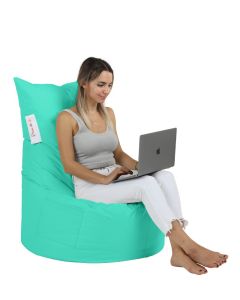 ATELIER DEL SOFA Baštenski lazy bag Balina, tirkizna