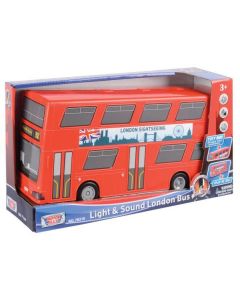 MOTOR MAX Metalni model automobila sa zvukom i svetlom London bus - 25-78316