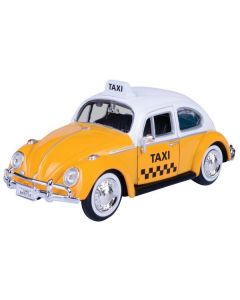 Metalni model automobila Volkswagen Classic Beetle taxi 1966 1:24 - 25-79577