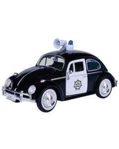 MOTOR MAX Metalni model automobila 1:24 Volkswagen Beetle police - 25-79578