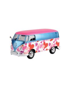 Metalni model kombija Volkswagen delivery van love 1:24 - 25-79581