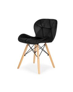 FREJA Trpezarijska stolica, crna