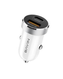 BAVIN Auto punjač - PC863, 20w, bela - 90055