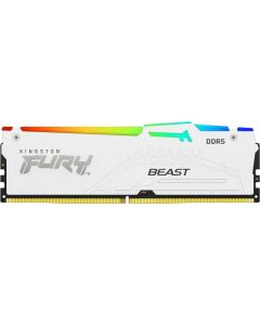 KINGSTON RAM DIMM DDR5 16GB 6000MT/s Fury Beast KF560C36BWE2A-16 White