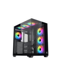 XIGMATEK Kucište Aqua V Air Gaming/ATX/Micro ATX/Mini ITX/ARGB/bez napajanja/crna