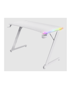 TRUST Gejmerski sto GXT709W Luminus RGB, bela - 25328-1-1