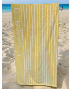 VIKTORIJA Plažni peškir BCBG YELOW 90x170cm - VLK000680-bcbgyellow