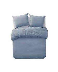 VIKTORIJA Jorganska navlaka i 2 jastučnice flanel blue double - VLK000255-green-1