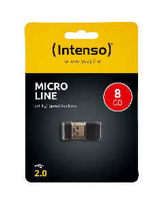 (Intenso) USB Flash drive 8GB Hi-Speed USB 2.0, Micro Line - ML8