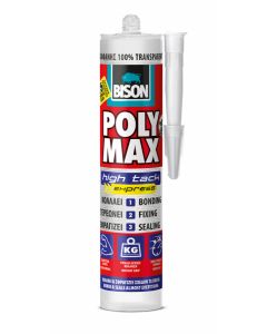BISON Poly Max High Tack Transp Crt 300G 256918 - 256918
