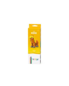 HEY CLAY Glina Animals - 3 cans - Horse - 26002-1