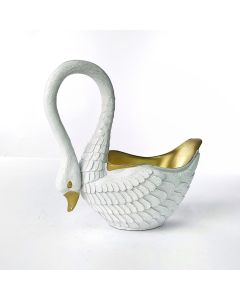 ENA Činija labud beli 20x18x8 cm - 26057