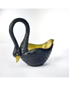 ENA Činija labud crni 20x18x8 cm - 26058