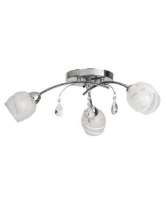 Rabalux Plafonjera Melissa E14 3x MAX 60W hrom (2621) - 2621