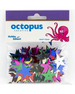 OCTOPUS Dekorativne konfete zvezde 25x25mm 14g unl-0835 - 26224