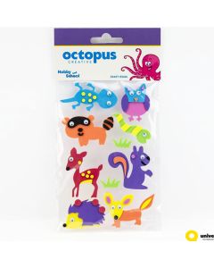 OCTOPUS Dekorativne životinje set eva pena 18x11mm 8kom unl-0898 - 26287-1