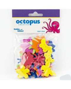 OCTOPUS Dekorativni set eva pena 30x20,45x45mm 40kom unl-0899 - 26288