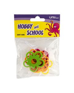 OCTOPUS Dekorativni cvetovi od filca 57x57mm 6kom unl-0901 - 26290