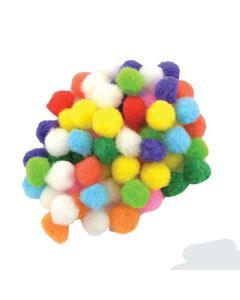 OCTOPUS Dekorativne pom pom loptice 15mm 60kom unl-0902 octopus - 26291-1