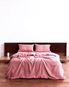 VIKTORIJA Posteljina Šifon Pink 200x200cm Svetlo Roze boja - VLK000262-sifonroze
