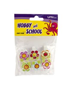 UNI LINE Dekorativne štipaljke cvet 6/1 8x35mm unl-1031