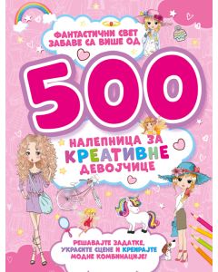 Fantastični svet zabave sa više od 500 nalepnica za kreativne devojčice - 26641-1-1