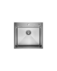 SANDONNA Inox sudopera sa dozerom i korpicom 55x50cm HD5550R, hrom - 2706-1