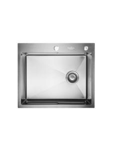 SANDONNA Inox sudopera sa dozerom, korpicom  i daskom 60x50cm HD6050R, hrom - 2709