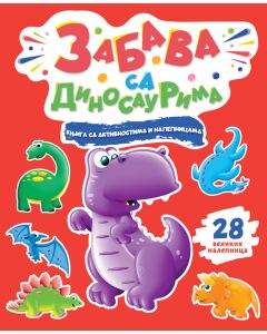 Knjiga sa aktivnostima i nalepnicama: Zabava sa dinosaurima - 27121