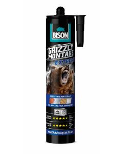 BISON Grizzly Extrem Montažni Lepak Beli 370Gr 274539 - 274539